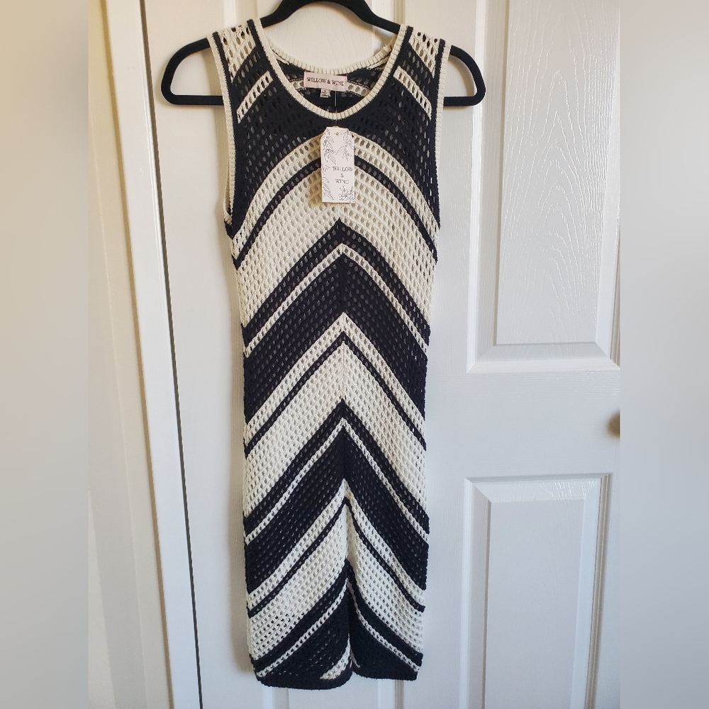 Willow & Wind Chevron Crochet Dress